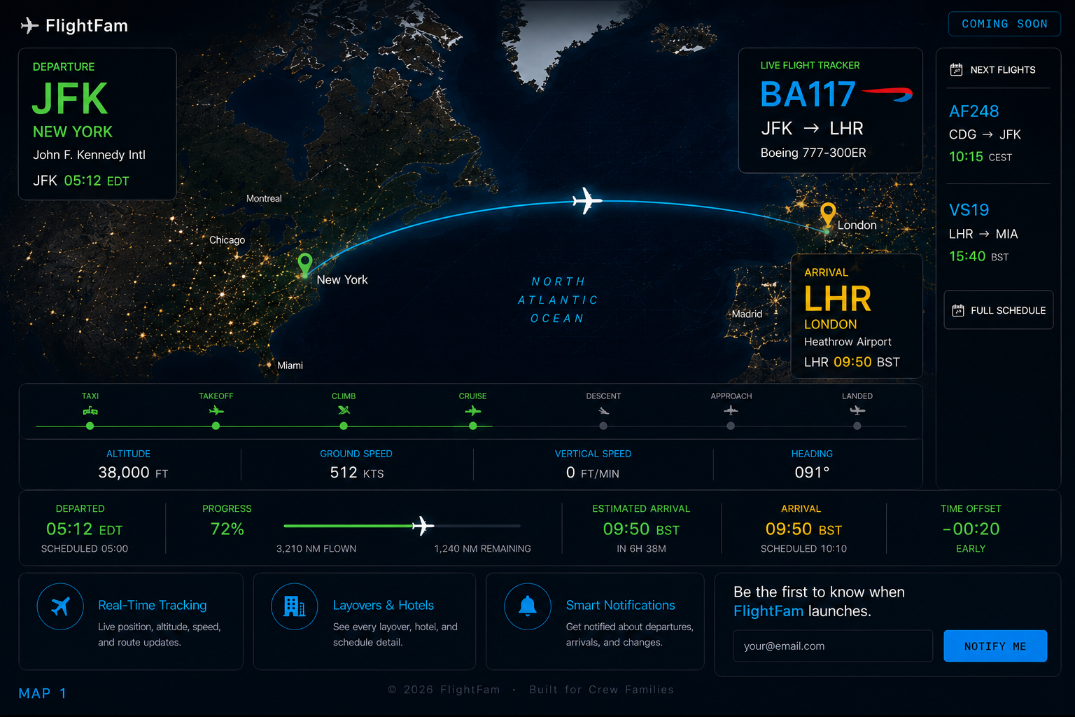Flight tracker